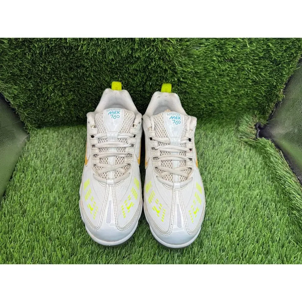 Nike Air VaporMax 360 CQ4538-001 Athletic Sneaker Womens 7.5 White Synthetic Gym